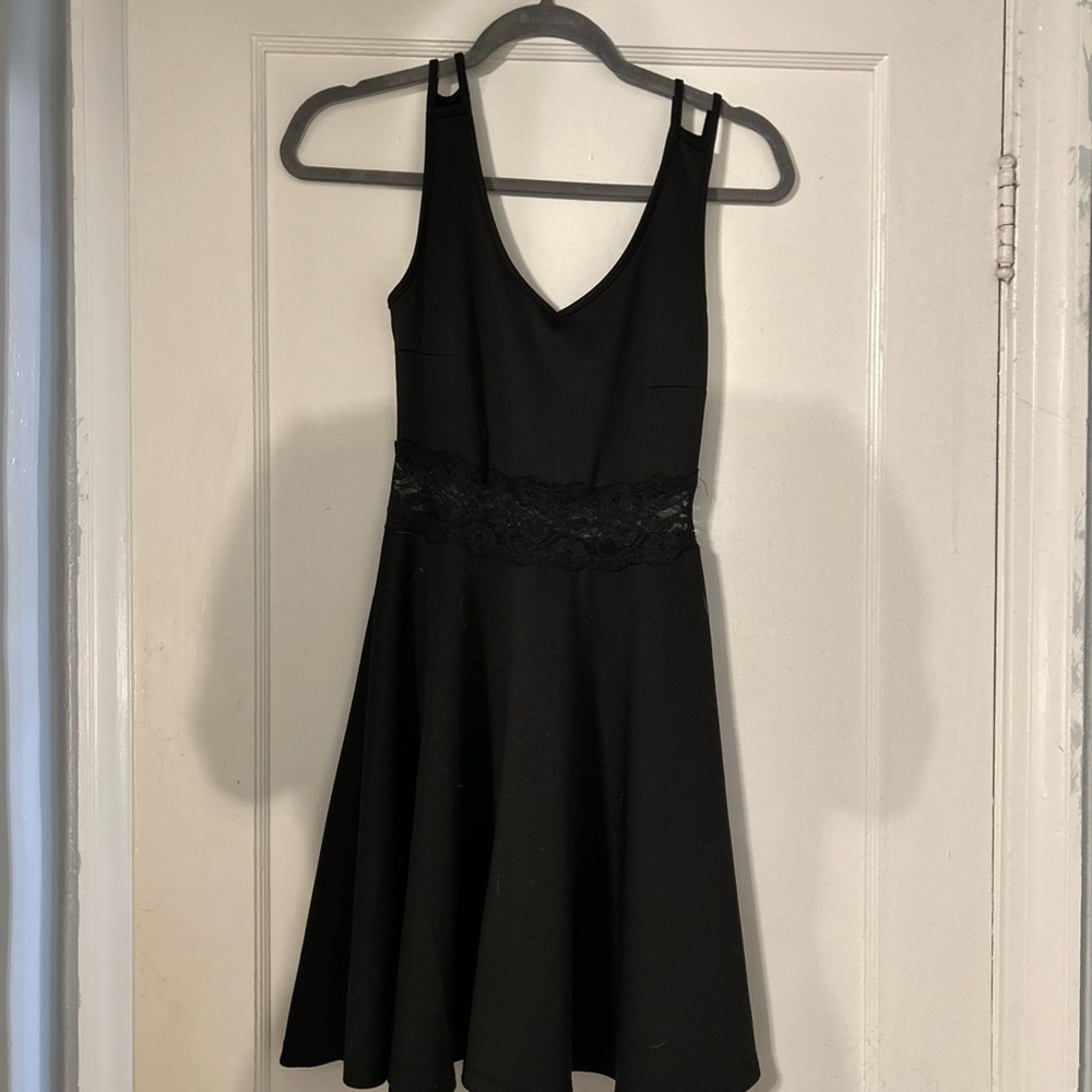 Rue21 Black Dress with Lace Detail